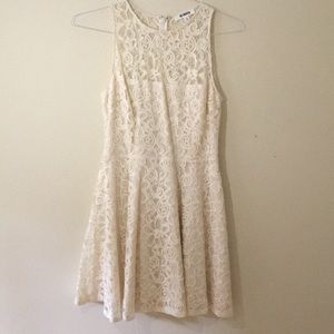 Cream Lace Dress